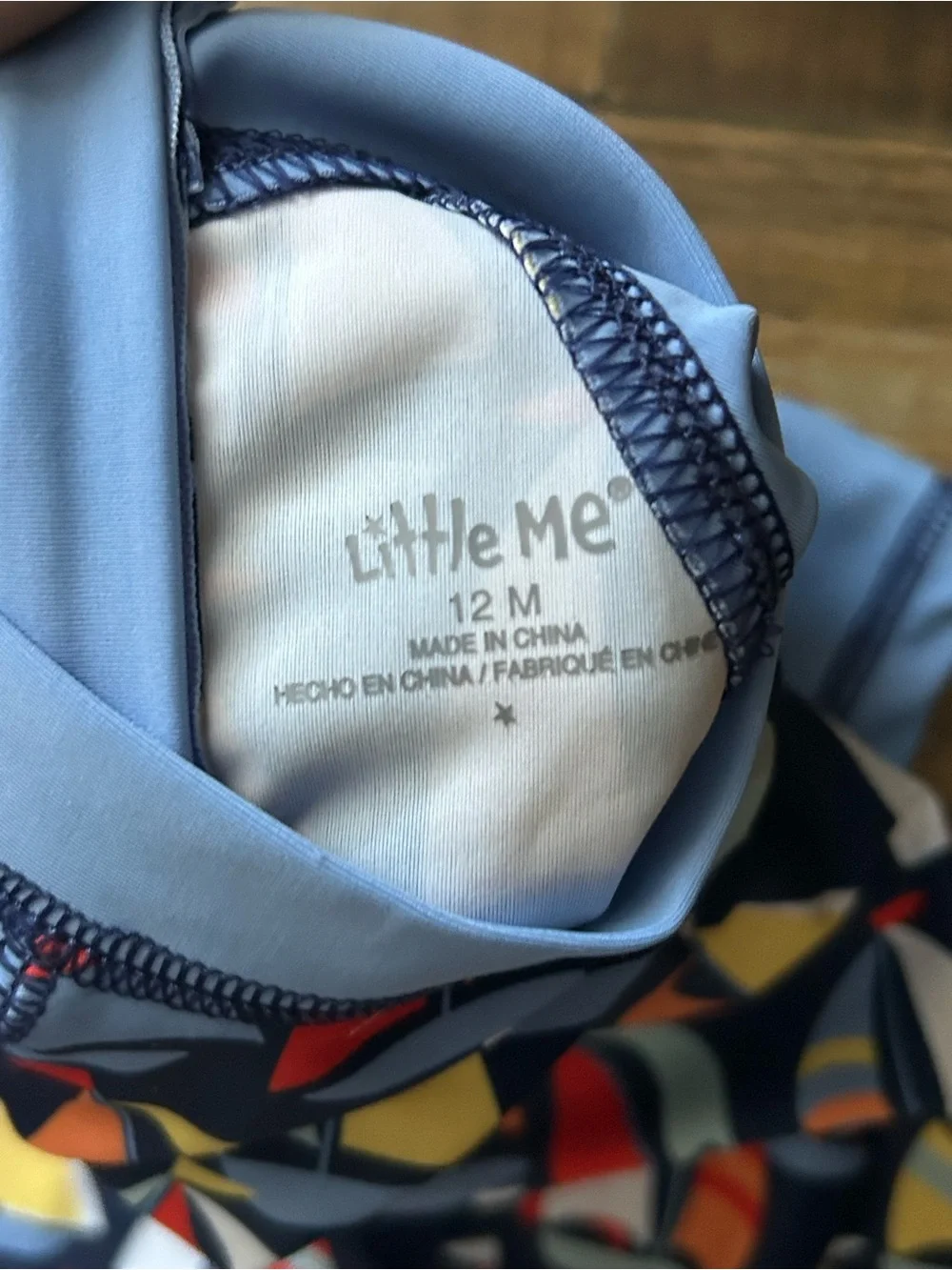 Little Me &‎ Carters Bundle of 2 Boys 12 month Swim Rash Guard Sets